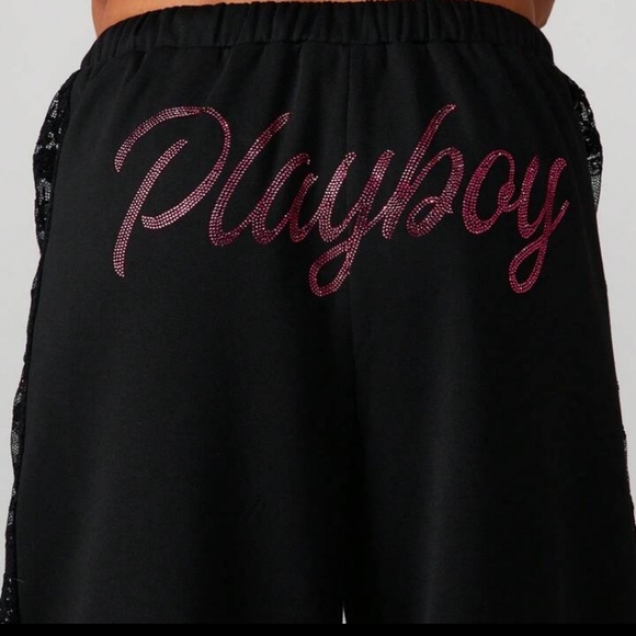Playboy Lace Sweats π - Picture 3 of 4
